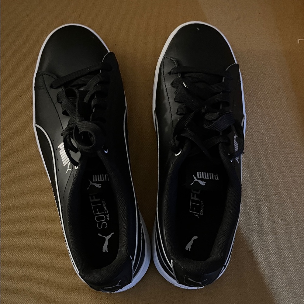 Puma Classic Black and White Sneakers